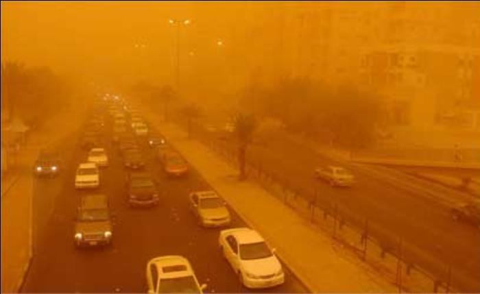 زوابع رمليّة تحجب الرؤيا عن عدد من الطرقات بتونس