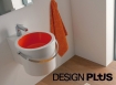 Lavabo Bucket - Design Blanc/Orange by Scarabeo chez Bricomed