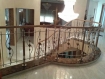 Rampe d'escalier aluminium avec bois